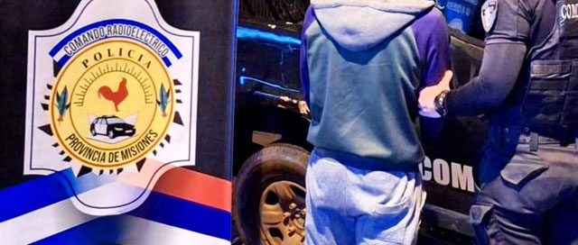 OBERÁ: Detuvieron a un joven acusado de acoso y robos