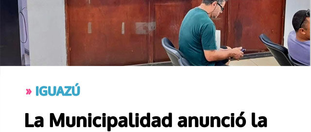 IGUAZÚ: La Municipalidad anunció la eximición de la Tasa General de Inmuebles para jubilados que cumplan requisitos