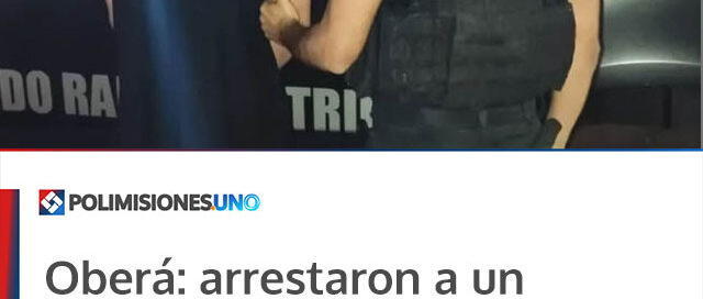 Oberá: arrestaron a un hombre acusado de intentar abrir vehículos estacionados