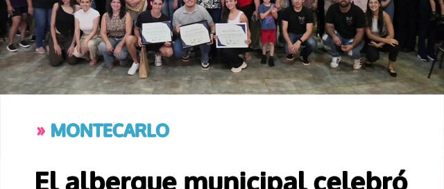 El albergue municipal celebró el cierre del año con jóvenes que alcanzaron el título universitario