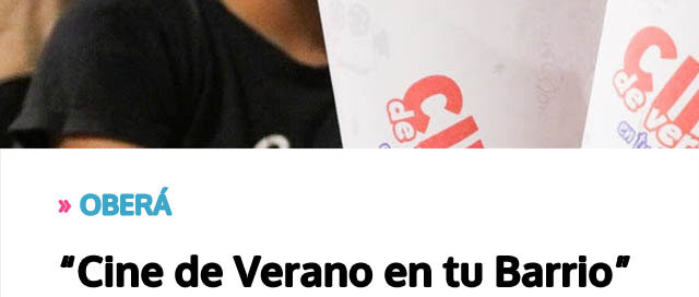 “Cine de Verano en tu Barrio” reunió a familias en Villa Cristen