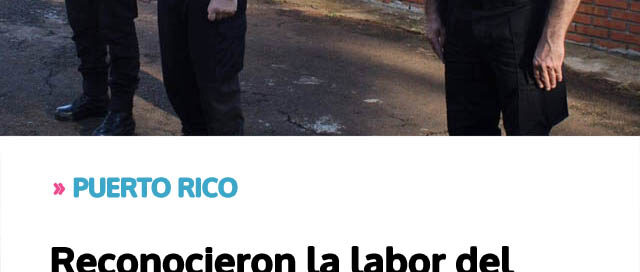 Reconocieron la labor del personal de dos seccionales en la Unidad Regional IV