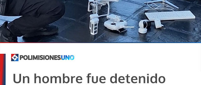 Un hombre fue detenido tras robar equipos tecnológicos en una iglesia