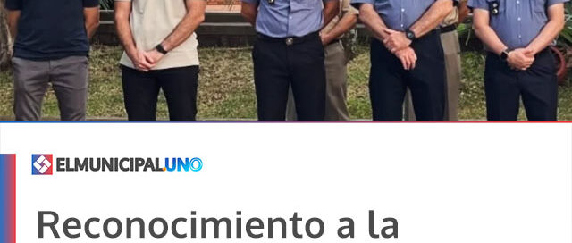 Reconocimiento a la labor policial en el esclarecimiento de un homicidio