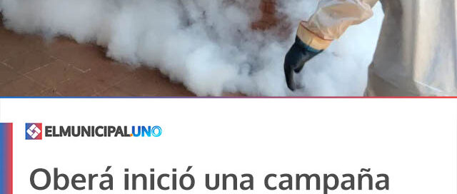 Oberá inició una campaña de control de plagas en establecimientos educativos