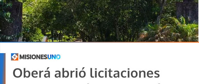 Oberá abrió licitaciones para concesionar espacios gastronómicos en el Jardín de los Pájaros y el Salto Berrondo