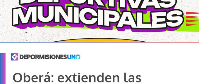 Oberá: extienden las inscripciones a las escuelas deportivas municipales hasta el 4 de marzo