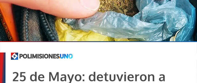 25 de Mayo: detuvieron a un hombre por disturbios y le secuestraron marihuana antes de ingresar a la celda