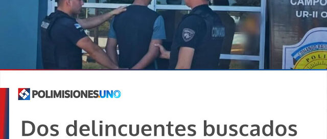 Dos delincuentes buscados por robos fueron detenidos en distintos operativos policiales