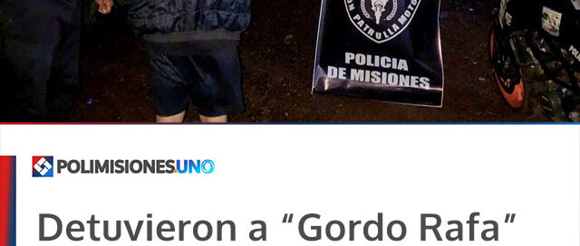 Detuvieron a “Gordo Rafa” por el robo de una moto: lo identificaron mediante cámaras de seguridad
