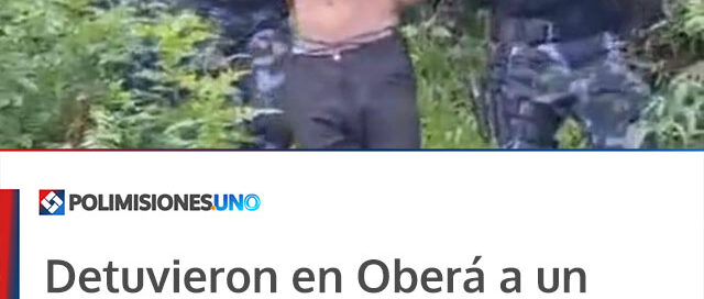 Detuvieron en Oberá a un acusado de robo domiciliario tras un allanamiento