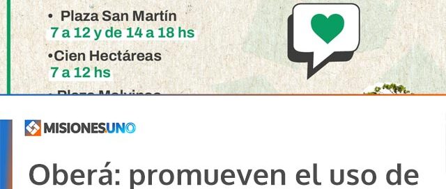 Oberá: promueven el uso de EcoPuntos para fortalecer el reciclaje en la ciudad