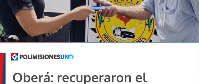 Oberá: recuperaron el celular robado a un jubilado de 72 años mediante geolocalización
