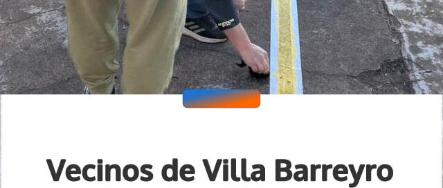 Vecinos de Villa Barreyro refaccionan un playón deportivo con apoyo municipal