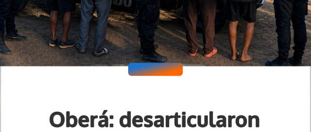 Oberá: desarticularon una banda integrada por menores tras un asalto con arma blanca