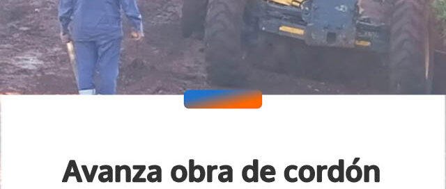 Avanza obra de cordón cuneta y drenaje en Pasaje de Drake en Oberá