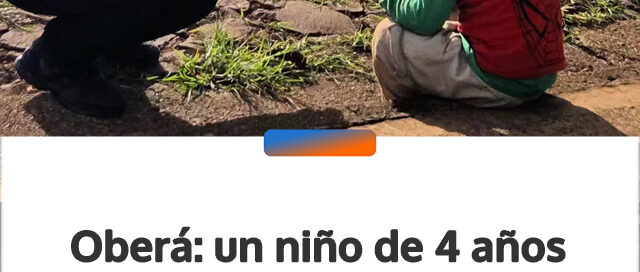 Oberá: un niño de 4 años salió de su casa sin que lo advirtieran y apareció solo en la calle