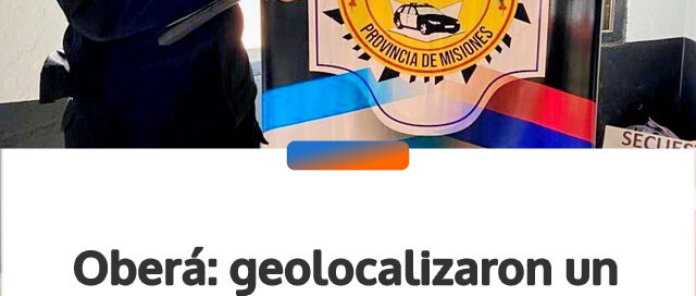 Oberá: geolocalizaron un celular robado y dieron con “Topito”