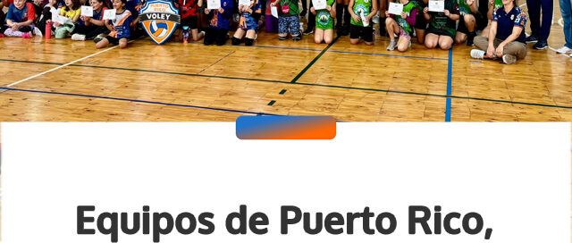 Equipos de Puerto Rico, Oberá y 2 de Mayo participaron de una jornada de mini vóley