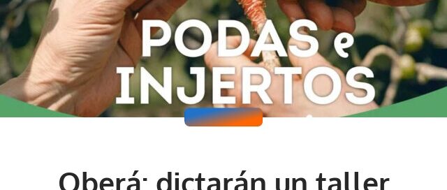 Oberá: dictarán un taller gratuito de poda e injertos de frutales en el Jardín Botánico