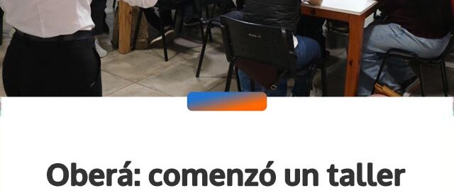 Oberá: comenzó un taller gratuito de atención al público impulsado por la Oficina de Empleo