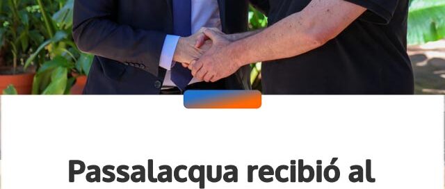 Passalacqua recibió al ministro del Interior Diego Santilli para avanzar en una agenda común